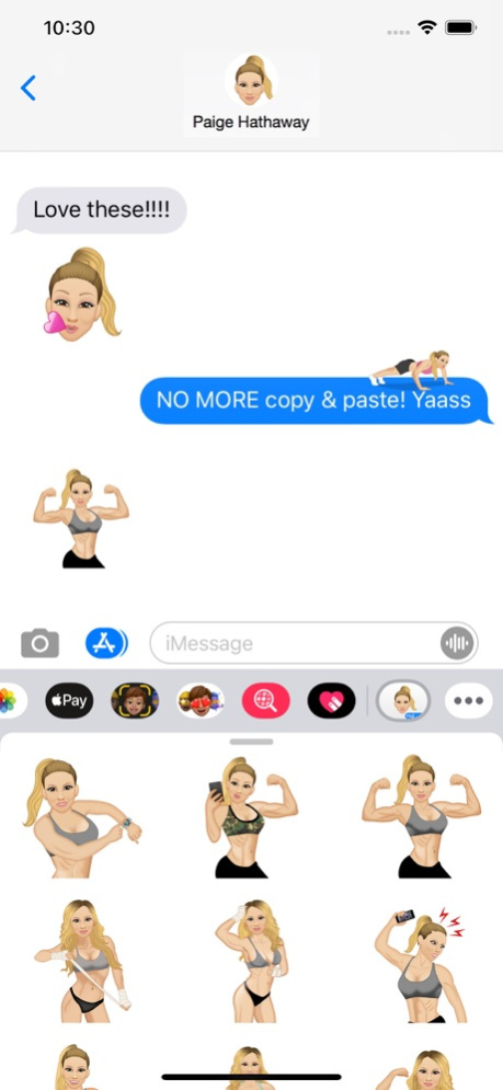 Gymoji ™ by Moji Stickers 1.1 Screenshot