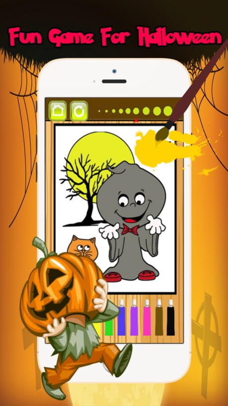 Halloween Coloring Book:Color Games For Adult Kids  Screenshot