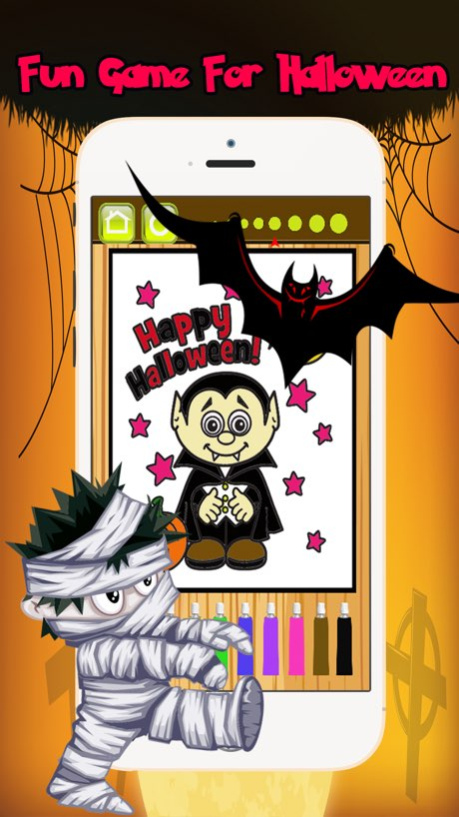 Halloween Coloring Book:Color Games For Adult Kids  Screenshot