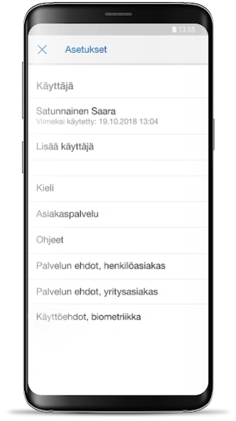 Handelsbanken FI - Vahvista 2.4.5 Screenshot
