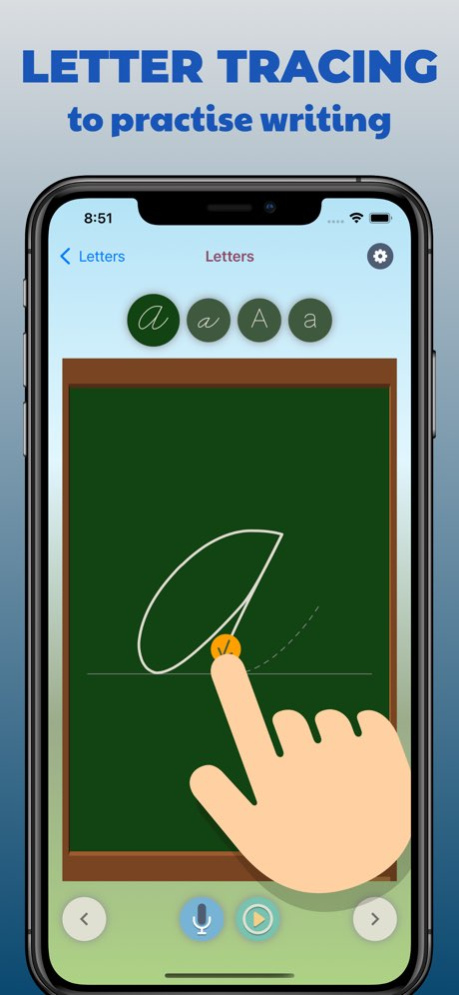 Handwriting Tracing Practice 1.11.1 Screenshot