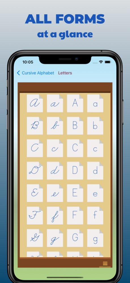 Handwriting Tracing Practice 1.11.1 Screenshot