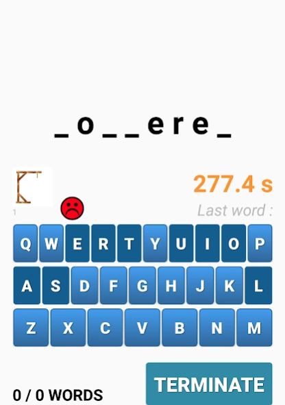 Hangman Word Puzzle Game 4.3 Screenshot
