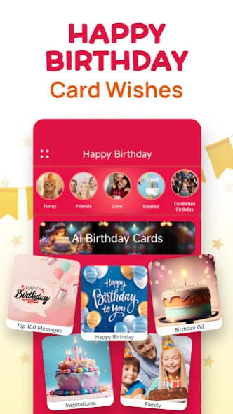 Happy Birthday Card Wishes 3.1.0 Screenshot