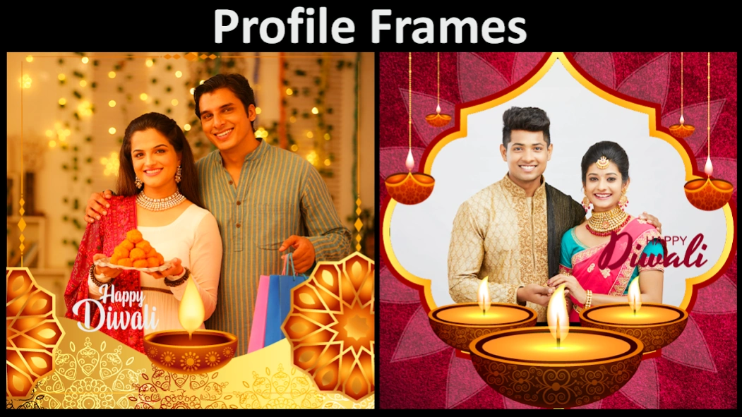 Happy Diwali Photo Frame 2025  Screenshot