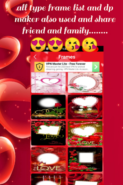 Happy Valentine's Day Photo Fr 03 Screenshot