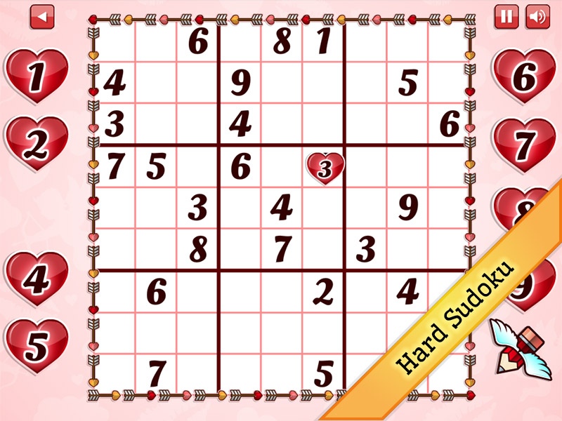 Hard Valentines Day Sudoku 1.0 Screenshot