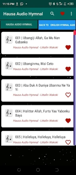 Hausa Hymnal - Littafin Wakoki 3.6 Screenshot