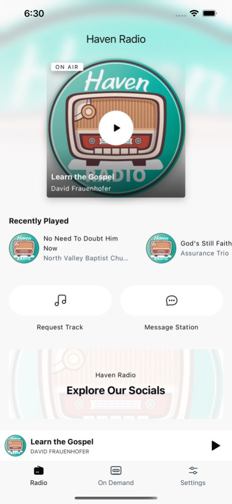 Haven Radio 23.4.8 Screenshot