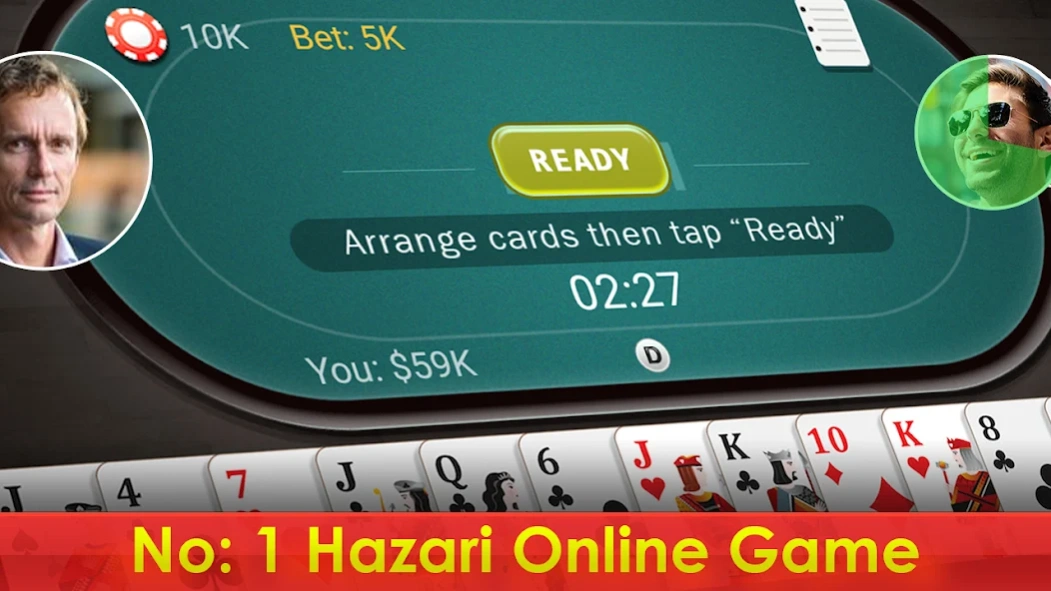 Hazari - 1000 Points Card Game 1.3.2 Screenshot