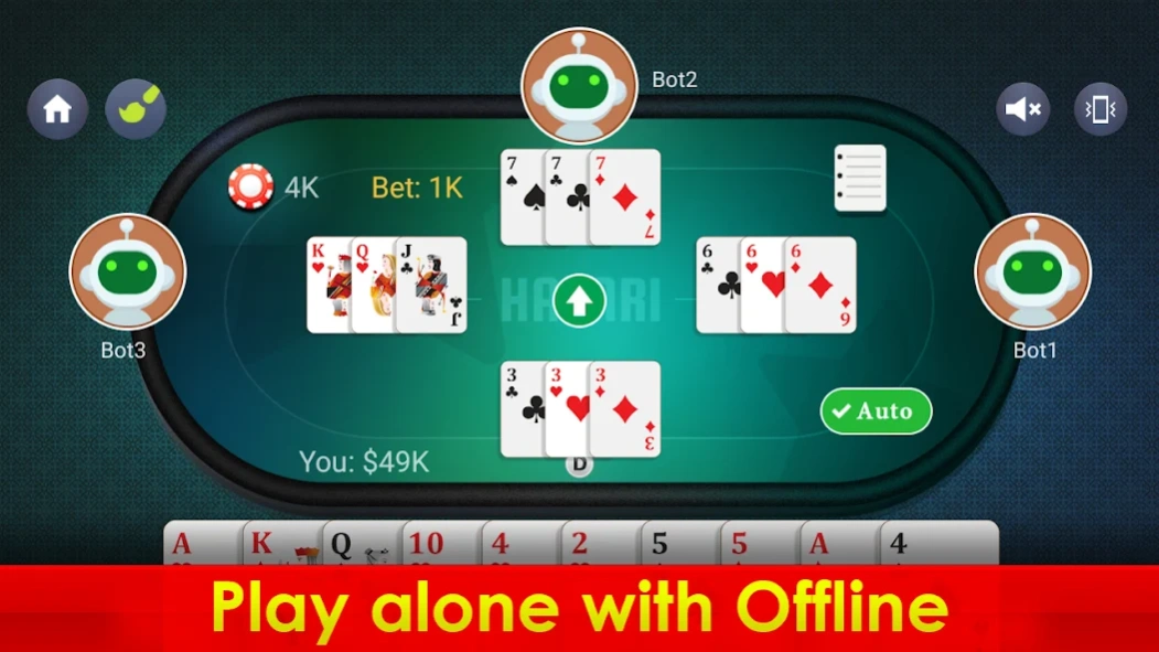 Hazari - 1000 Points Card Game 1.3.2 Screenshot