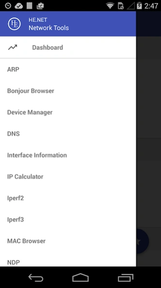 he.net - Network Tools 0.8.0 Screenshot