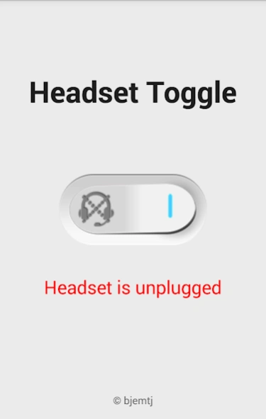 Headset Toggle  Screenshot
