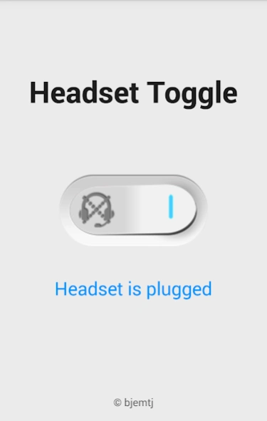 Headset Toggle  Screenshot
