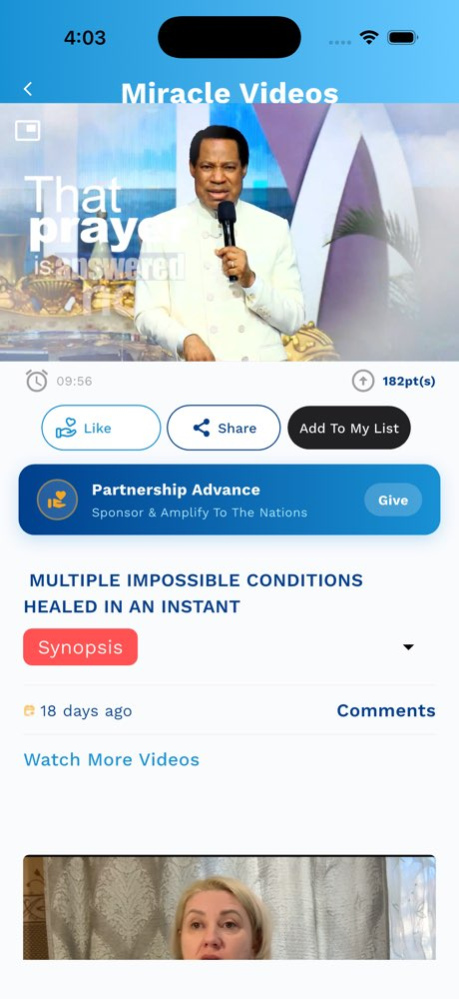 Healing to the Nations App 9.1 Screenshot