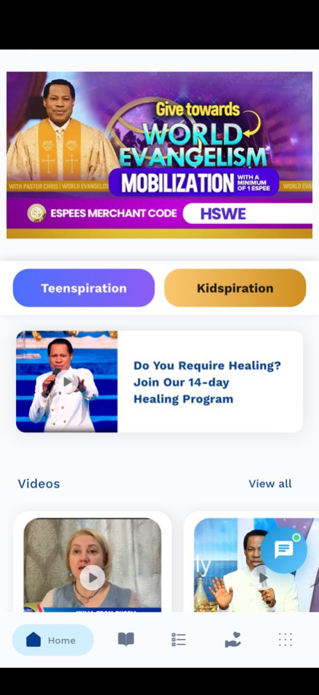 Healing to the Nations App 9.1 Screenshot