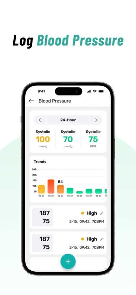Health Tracker: BP Hub 2.1.0 Screenshot