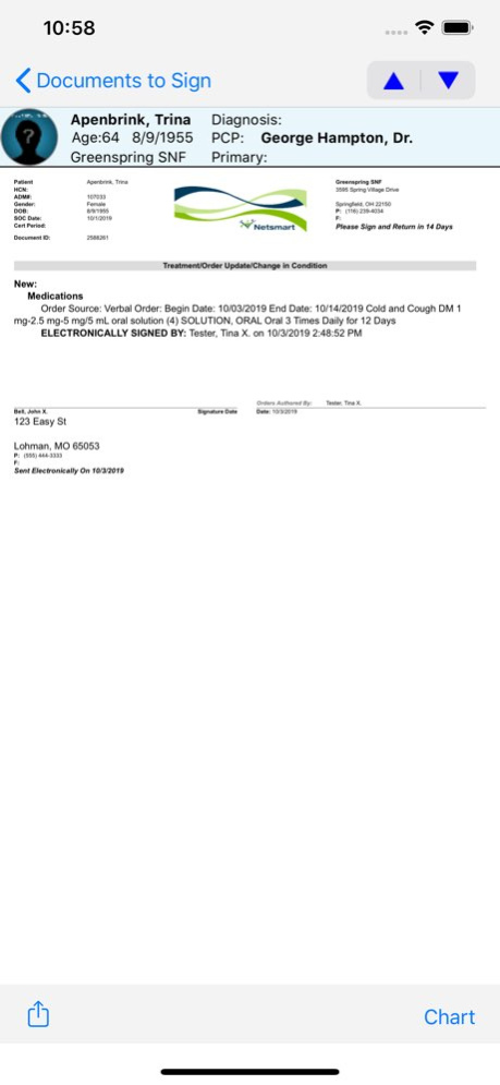 Netsmart iCare 2026.01 Screenshot