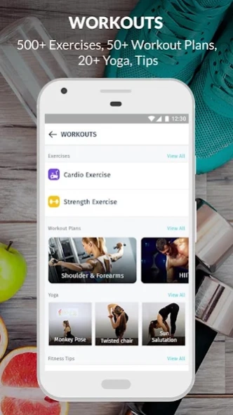 Healthy Diet & Workouts 2.5 Screenshot