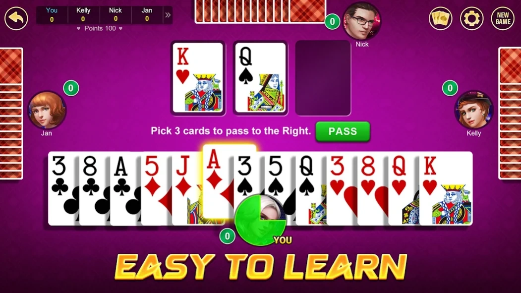 Hearts: Classic Card Game 1.0.3 Screenshot