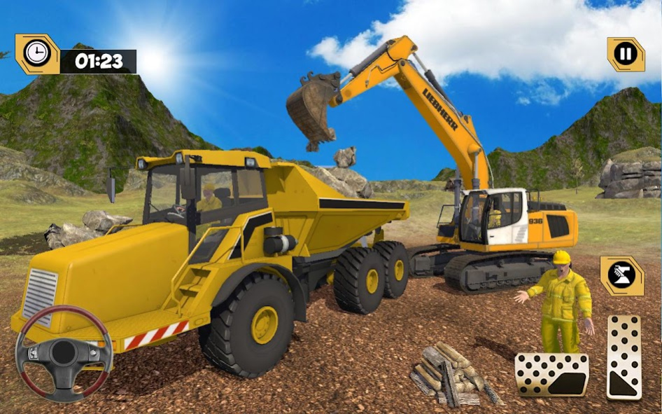Heavy Excavator Construction C 1.2 Screenshot