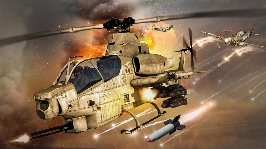 Helicopter Gunship 3D Warfare 1.0 Screenshot