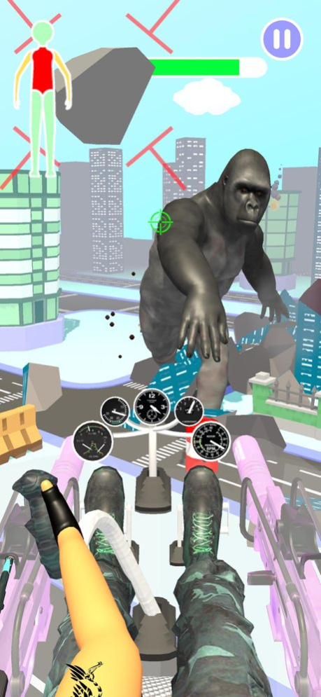 Helicopter Hit: Giant Attack! 3.4 Screenshot