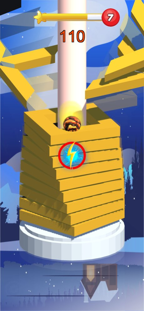 Helix Bounce - Game 1.5 Screenshot