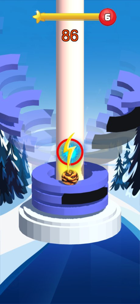 Helix Bounce - Game 1.5 Screenshot