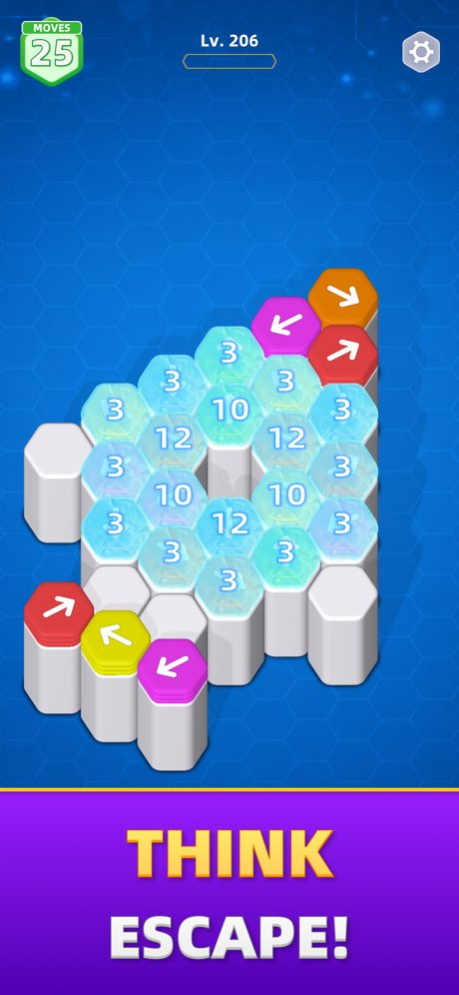 Hex Arrow - Color Hexa Away 1.0.3 Screenshot