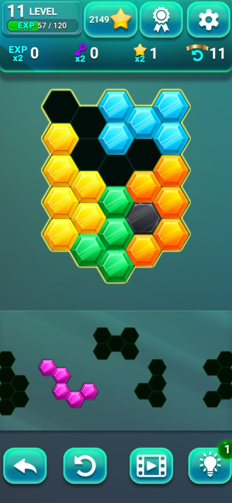 Hexa Gems Puzzle 1.0.17 Screenshot