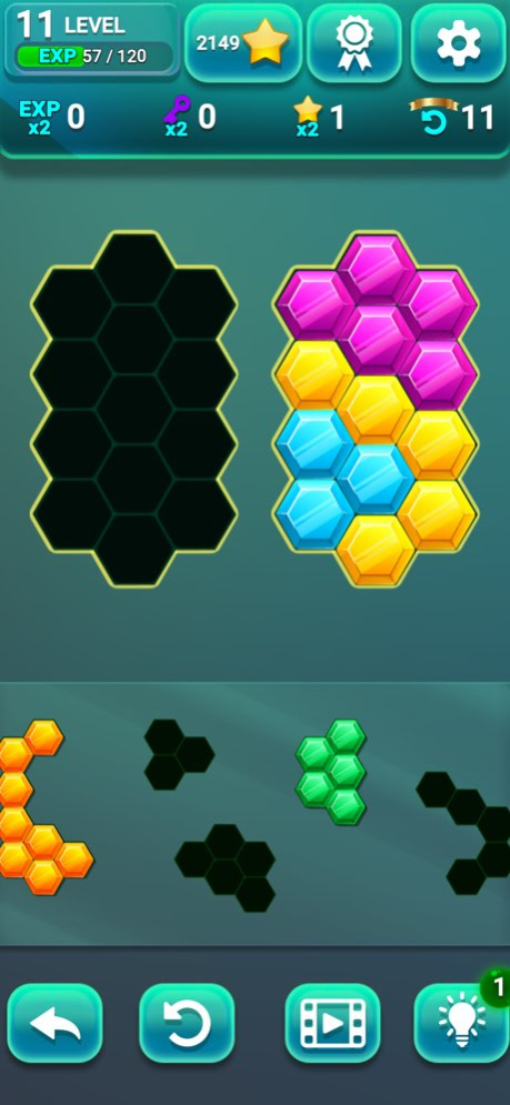 Hexa Gems Puzzle 1.0.17 Screenshot