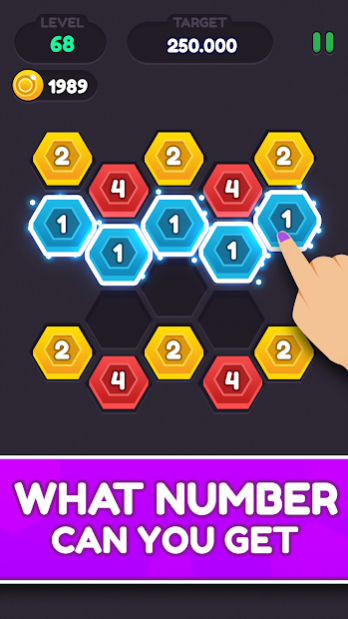 Hexa Puzzle Connect – Hex number Merge Game 2.3.1 Screenshot