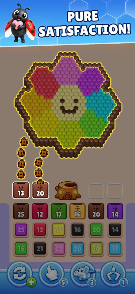 Hexabug Flow: Pixel Color Sort 2.2.0 Screenshot