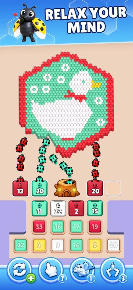 Hexabug Flow: Pixel Color Sort 2.2.0 Screenshot