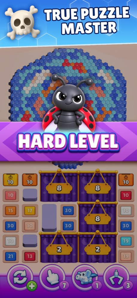 Hexabug Flow: Pixel Color Sort 2.2.0 Screenshot