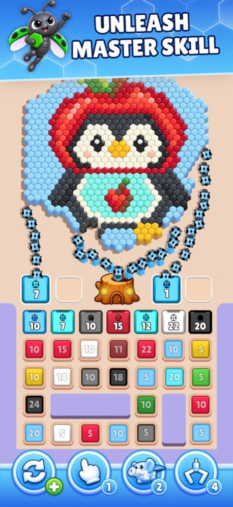 Hexabug Flow: Pixel Color Sort 2.2.0 Screenshot