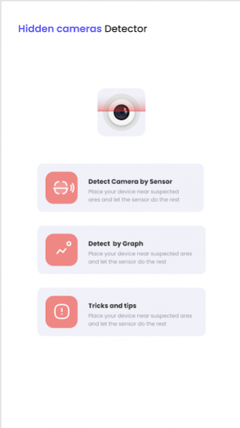 Hidden camera detector F64 1.0.4 Screenshot