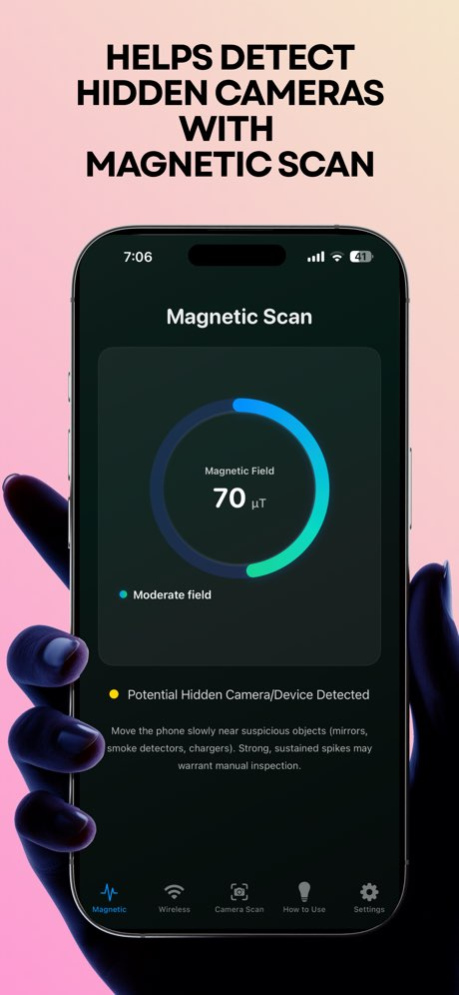 Hidden Camera Detector: ScanIT 1.3 Screenshot
