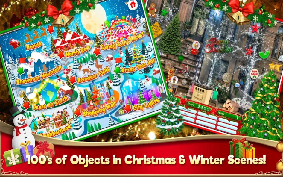 Hidden Object Christmas Puzzle 2.39 Screenshot
