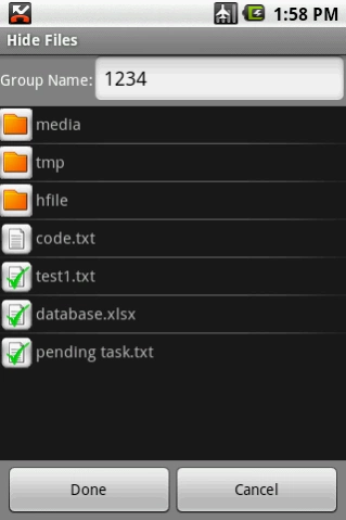 Hide Files 2.8.3 Screenshot