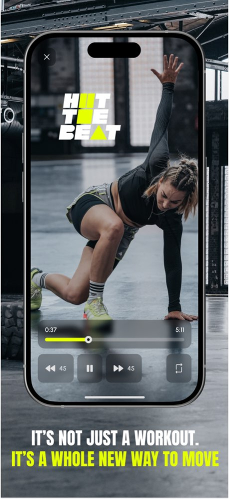 HIIT the Beat: Music Workouts 4.1 Screenshot