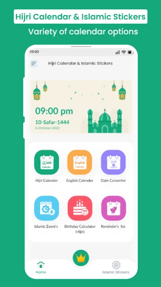 Hijri Calendar Islamic Sticker  Screenshot