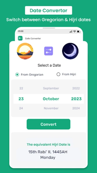 Hijri Calendar Islamic Sticker  Screenshot