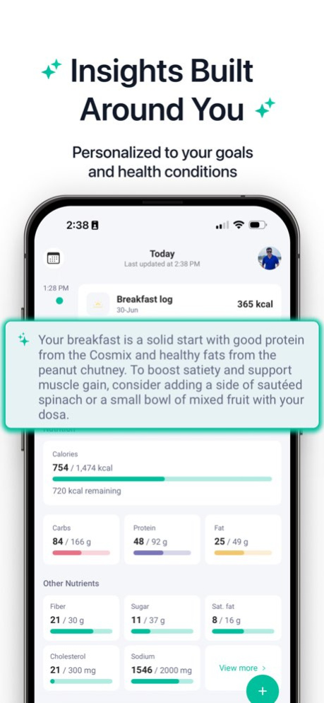Hint Diet Plan Calorie Counter 2.3 Screenshot