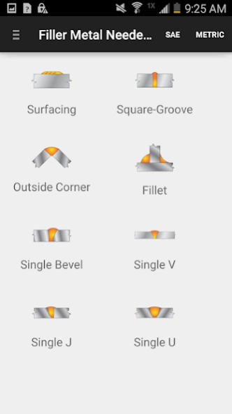 Hobart Brothers Welding Calcul 1.0.0 Screenshot