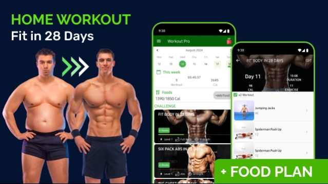Home Workout - Fit in 28 Days 114.2.0 Screenshot