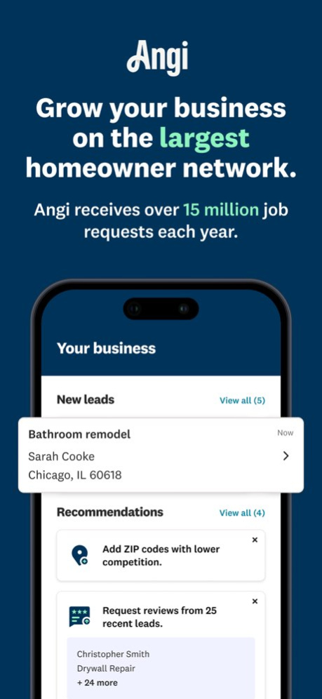 Angi for Pros 26.40.0 Screenshot