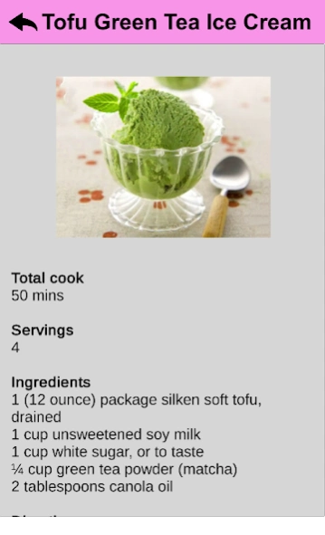 Homemade Ice Cream Recipes  Screenshot