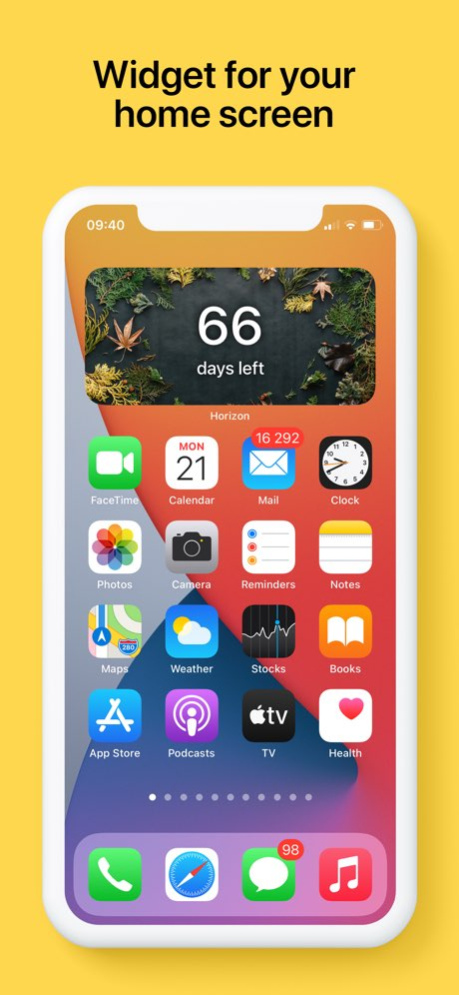 Horizon: Countdown Calendar 0.14 Screenshot